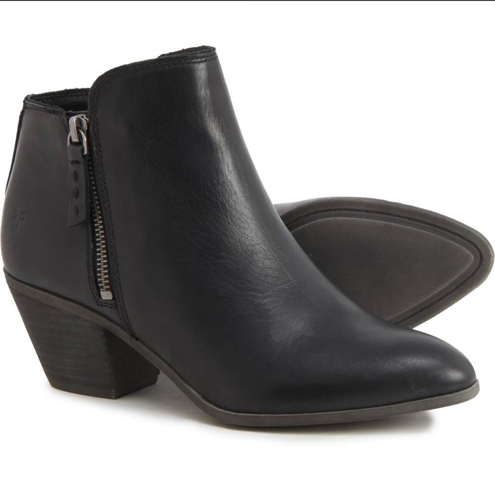 🌷HP🌷 Frye Judith Black Leather Booties